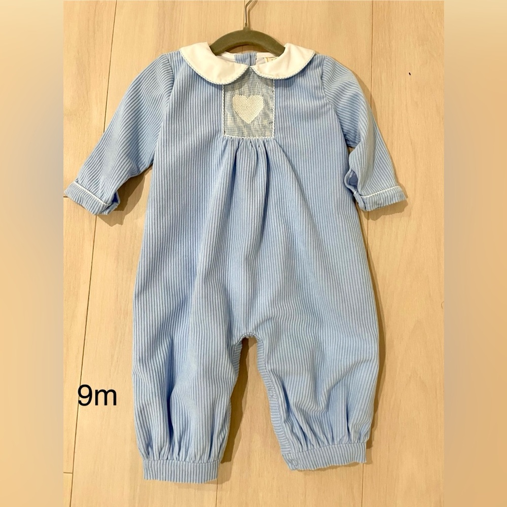 Blue corduroy Kids One Piece